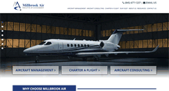 Desktop Screenshot of millbrookair.com